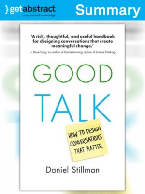 cover image of Good Talk (Summary)